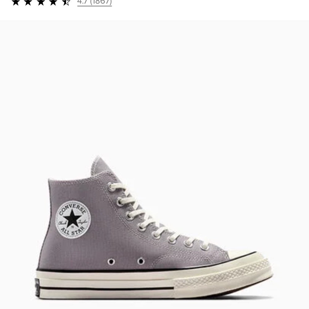 Men’s size 9 grey converse NWT